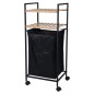 Bathroom Solutions Regal mit 2 Böden und Wäschekorb Bambus 89,5 cm Bathroom Solutions Regal mit 2 Böden und Wäschekorb Bambus 89,5 cm