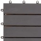 Terrassenfliesen 20 Stk. Grau 30 x 30 cm Massivholz Akazie Terrassenfliesen 20 Stk. Grau 30 x 30 cm Massivholz Akazie