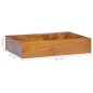 vidaXL Waschbecken Massivholz Teak 50x35x10 cm vidaXL Waschbecken Massivholz Teak 50x35x10 cm