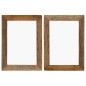 vidaXL Bilderrahmen 2 Stk. 40x50 cm Massives Altholz und Glas vidaXL Bilderrahmen 2 Stk. 40x50 cm Massives Altholz und Glas