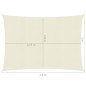 vidaXL Sonnensegel 160 g/m² Creme 2x2,5 m HDPE vidaXL Sonnensegel 160 g/m² Creme 2x2,5 m HDPE