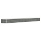 vidaXL Hochbeet Pulverbeschichteter Stahl 512x80x36 cm Grau vidaXL Hochbeet Pulverbeschichteter Stahl 512x80x36 cm Grau