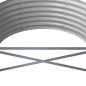 vidaXL Hochbeet Pulverbeschichteter Stahl 512x80x36 cm Grau vidaXL Hochbeet Pulverbeschichteter Stahl 512x80x36 cm Grau