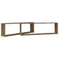 vidaXL Wandregale 2 Stk. Räuchereiche 100x15x30 cm Holzwerkstoff vidaXL Wandregale 2 Stk. Räuchereiche 100x15x30 cm Holzwerkstoff