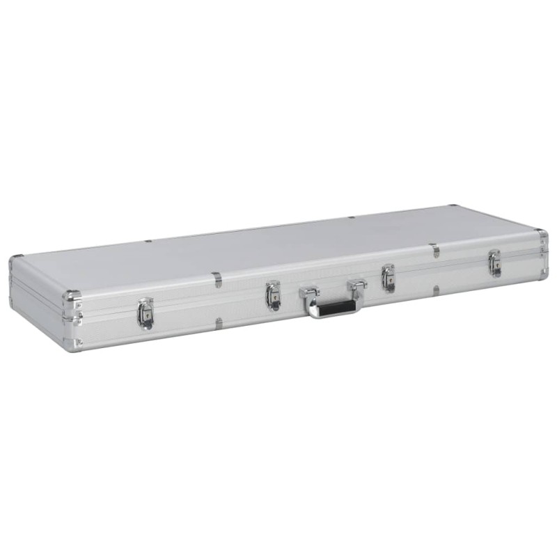 vidaXL Waffenkoffer Silbern 118x38x12 cm Aluminium vidaXL Waffenkoffer Silbern 118x38x12 cm Aluminium