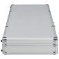 vidaXL Waffenkoffer Silbern 118x38x12 cm Aluminium vidaXL Waffenkoffer Silbern 118x38x12 cm Aluminium