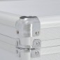 vidaXL Waffenkoffer Silbern 118x38x12 cm Aluminium vidaXL Waffenkoffer Silbern 118x38x12 cm Aluminium
