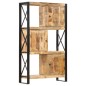 vidaXL Bücherregal 90x30x150 cm Massivholz Mango vidaXL Bücherregal 90x30x150 cm Massivholz Mango