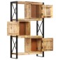 vidaXL Bücherregal 90x30x150 cm Massivholz Mango vidaXL Bücherregal 90x30x150 cm Massivholz Mango