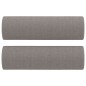 vidaXL 3-tlg. Sofagarnitur mit Kissen Taupe Stoff vidaXL 3-tlg. Sofagarnitur mit Kissen Taupe Stoff