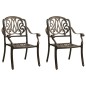 vidaXL 3-tlg. Bistro-Set Aluminiumguss Bronzen vidaXL 3-tlg. Bistro-Set Aluminiumguss Bronzen