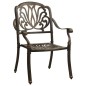 vidaXL 3-tlg. Bistro-Set Aluminiumguss Bronzen vidaXL 3-tlg. Bistro-Set Aluminiumguss Bronzen