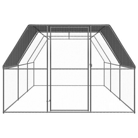 vidaXL Outdoor-Hühnerkäfig 3x6x2 m Verzinkter Stahl