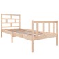 vidaXL Massivholzbett Kiefer 75x190 cm vidaXL Massivholzbett Kiefer 75x190 cm