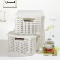 Curver Aufbewahrungsbox mit Deckel Style M 18L Cremeweiß Curver Aufbewahrungsbox mit Deckel Style M 18L Cremeweiß