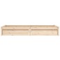 vidaXL Bett mit Schubladen 100x200 cm vidaXL Bett mit Schubladen 100x200 cm