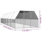 vidaXL Outdoor-Hühnerkäfig 3x12x2 m Verzinkter Stahl vidaXL Outdoor-Hühnerkäfig 3x12x2 m Verzinkter Stahl