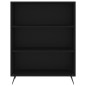 Highboard Schwarz 69,5x34x180 cm Holzwerkstoff Highboard Schwarz 69,5x34x180 cm Holzwerkstoff