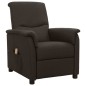 vidaXL Massagesessel Dunkelbraun Stoff vidaXL Massagesessel Dunkelbraun Stoff