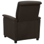 vidaXL Massagesessel Dunkelbraun Stoff vidaXL Massagesessel Dunkelbraun Stoff