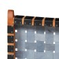 vidaXL Relaxstuhl Klappbar Geflochten Schwarz Echtleder vidaXL Relaxstuhl Klappbar Geflochten Schwarz Echtleder