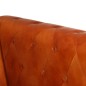 vidaXL Chesterfield-Sessel Hellbraun Echtleder vidaXL Chesterfield-Sessel Hellbraun Echtleder
