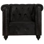 vidaXL Chesterfield-Sessel Schwarz Echtleder vidaXL Chesterfield-Sessel Schwarz Echtleder