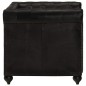 vidaXL Chesterfield-Sessel Schwarz Echtleder vidaXL Chesterfield-Sessel Schwarz Echtleder