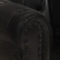 vidaXL Chesterfield-Sessel Schwarz Echtleder vidaXL Chesterfield-Sessel Schwarz Echtleder
