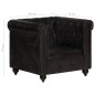 vidaXL Chesterfield-Sessel Schwarz Echtleder vidaXL Chesterfield-Sessel Schwarz Echtleder