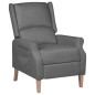 vidaXL Relaxsessel Verstellbar Hellgrau Stoff vidaXL Relaxsessel Verstellbar Hellgrau Stoff