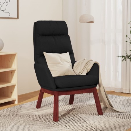 vidaXL Relaxsessel Schwarz Stoff