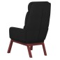 vidaXL Relaxsessel Schwarz Stoff vidaXL Relaxsessel Schwarz Stoff