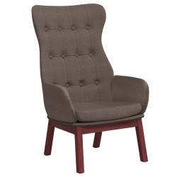 vidaXL Relaxsessel Taupe Stoff