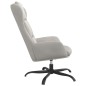 vidaXL Relaxsessel Hellgrau Wildleder-Optik vidaXL Relaxsessel Hellgrau Wildleder-Optik