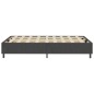 Boxspringbett Dunkelgrau Stoff 120x200 cm Boxspringbett Dunkelgrau Stoff 120x200 cm