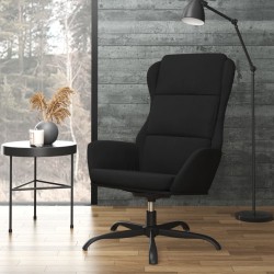 vidaXL Relaxsessel Schwarz Wildleder-Optik