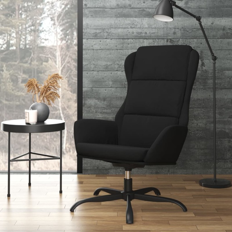 vidaXL Relaxsessel Schwarz Wildleder-Optik vidaXL Relaxsessel Schwarz Wildleder-Optik