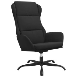 vidaXL Relaxsessel Schwarz Wildleder-Optik