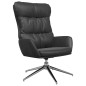 vidaXL Relaxsessel Schwarz Echtleder vidaXL Relaxsessel Schwarz Echtleder