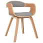 vidaXL Esszimmerstühle 2 Stk. Taupe Bugholz und Stoff vidaXL Esszimmerstühle 2 Stk. Taupe Bugholz und Stoff