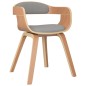vidaXL Esszimmerstühle 6 Stk. Taupe Bugholz und Stoff vidaXL Esszimmerstühle 6 Stk. Taupe Bugholz und Stoff