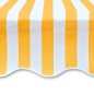 vidaXL Markisenbespannung Canvas Orange & Weiß 350x250 cm vidaXL Markisenbespannung Canvas Orange & Weiß 350x250 cm