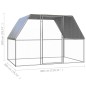 vidaXL Outdoor-Hühnerkäfig 3x2x2 m Verzinkter Stahl vidaXL Outdoor-Hühnerkäfig 3x2x2 m Verzinkter Stahl