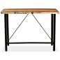 vidaXL 7-tlg. Bar-Set Altholz Massiv und Echtleder vidaXL 7-tlg. Bar-Set Altholz Massiv und Echtleder
