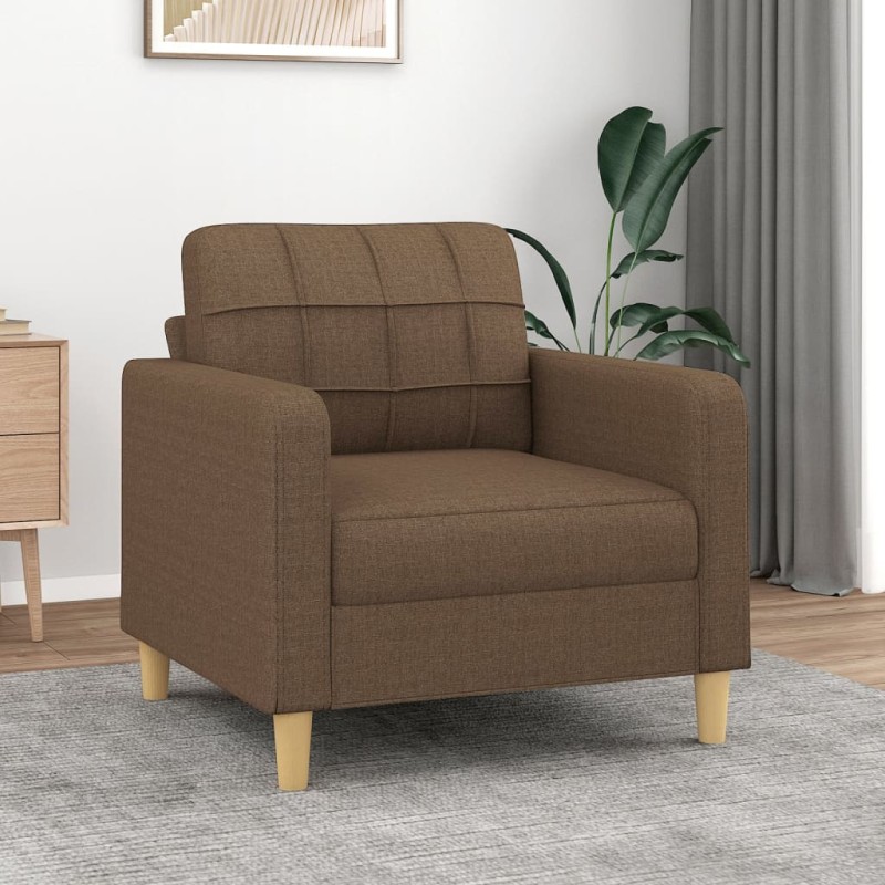 vidaXL Sofasessel Braun 60 cm Stoff vidaXL Sofasessel Braun 60 cm Stoff