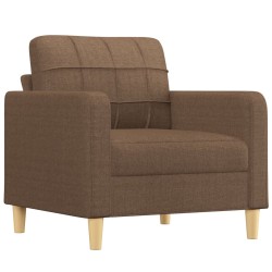 vidaXL Sofasessel Braun 60 cm Stoff