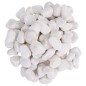 vidaXL Polierte Kiesel 25 kg Weiß 2-5 cm vidaXL Polierte Kiesel 25 kg Weiß 2-5 cm