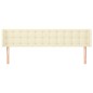 vidaXL Kopfteil mit Ohren Creme 203x16x78/88 cm Kunstleder vidaXL Kopfteil mit Ohren Creme 203x16x78/88 cm Kunstleder