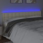 vidaXL LED Kopfteil Creme 200x5x78/88 cm Kunstleder vidaXL LED Kopfteil Creme 200x5x78/88 cm Kunstleder